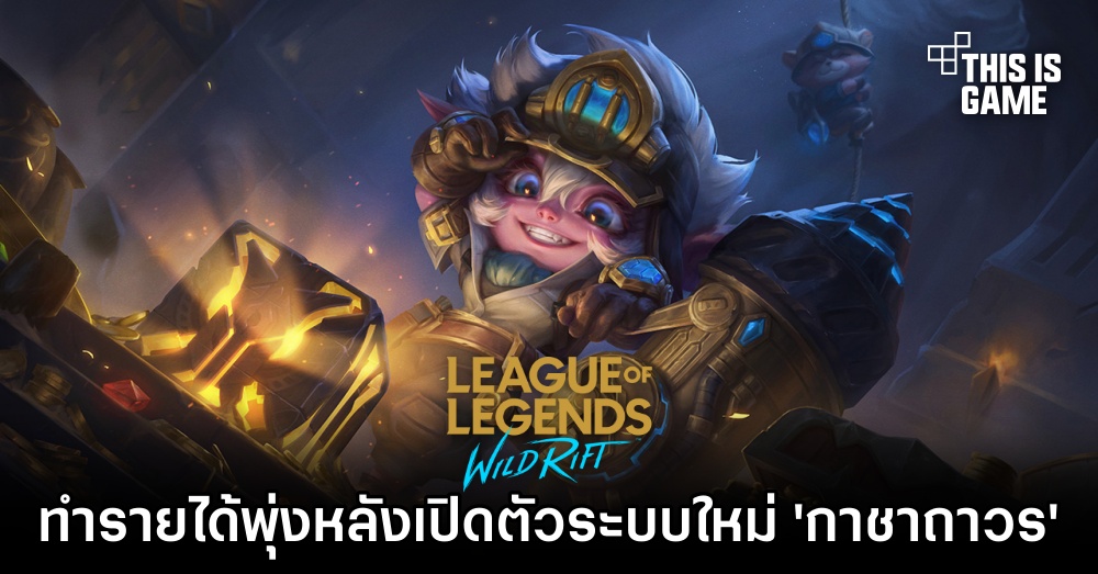 League of Legends: Wild Rift ทำรายได้พุ่งหลังเปิดตัวระบบใหม่ 'กาชาถาวร' 1 League of Legends: Wild Rift ทำรายได้พุ่งหลังเปิดตัวระบบใหม่ 'กาชาถาวร'