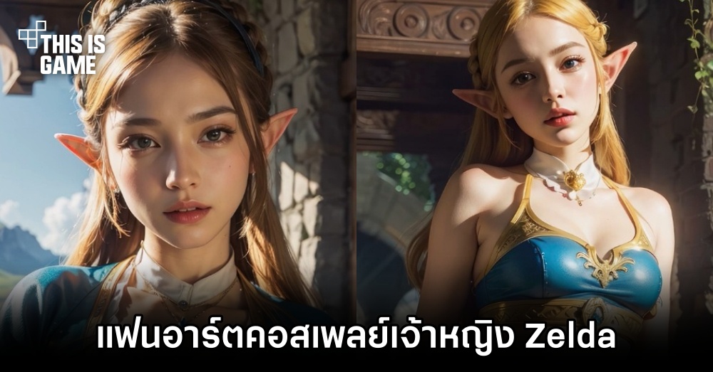เชิญชมแฟนอาร์ตเจ้าหญิง Zelda จากการรังสรรค์ของ AI 1 เชิญชมแฟนอาร์ตเจ้าหญิง Zelda จากการรังสรรค์ของ AI