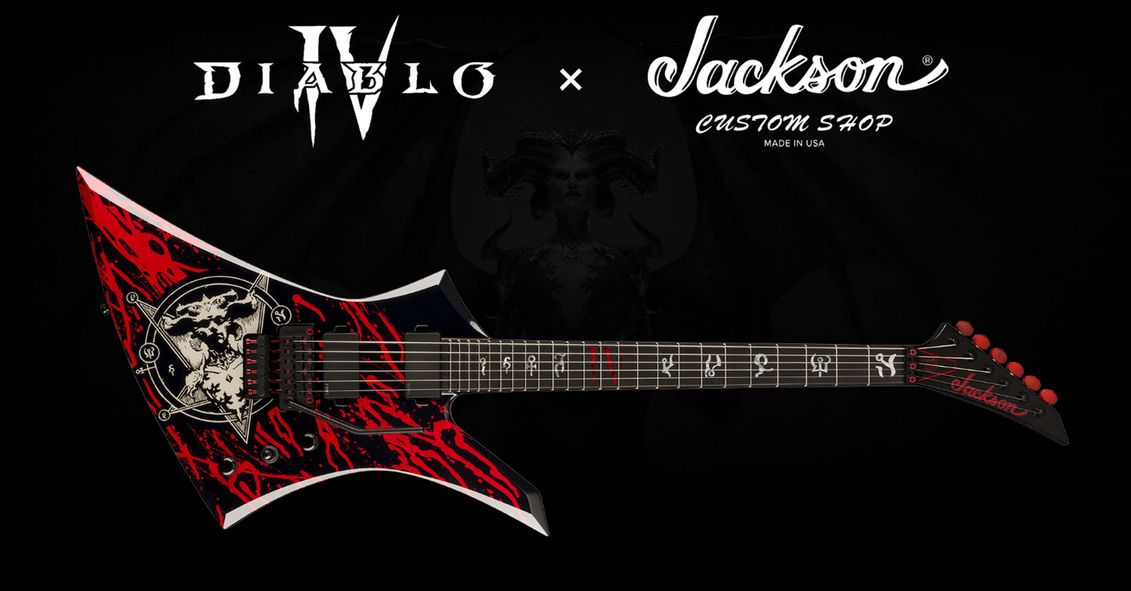 กีตาร์แห่งขุมนรก Diablo® IV รุ่น Limited Edition 1 กีตาร์แห่งขุมนรก Diablo® IV รุ่น Limited Edition