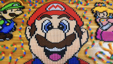 สุดยอดงานโดมิโน่จาก The Super Mario Bros. Movie