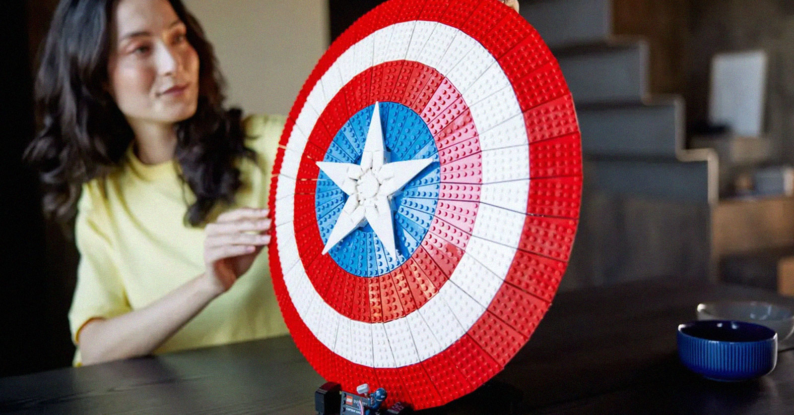 อย่างเอา! LEGO โล่ Captain America 1 อย่างเอา! LEGO โล่ Captain America