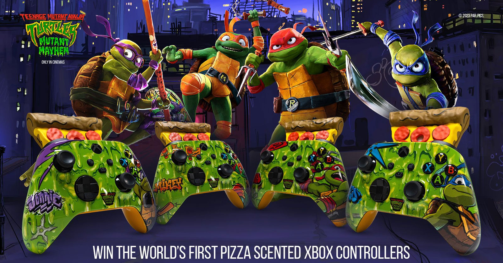 หอมกลิ่นพิซซ่าเลยงานนี้กับ TMNT MOVIE CONTROLLER x XBOX 1 หอมกลิ่นพิซซ่าเลยงานนี้กับ TMNT MOVIE CONTROLLER x XBOX