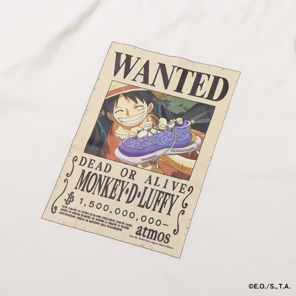 เตรียมออกเดินทางได้กับเสื้อ atmos x 'One Piece' Collection
