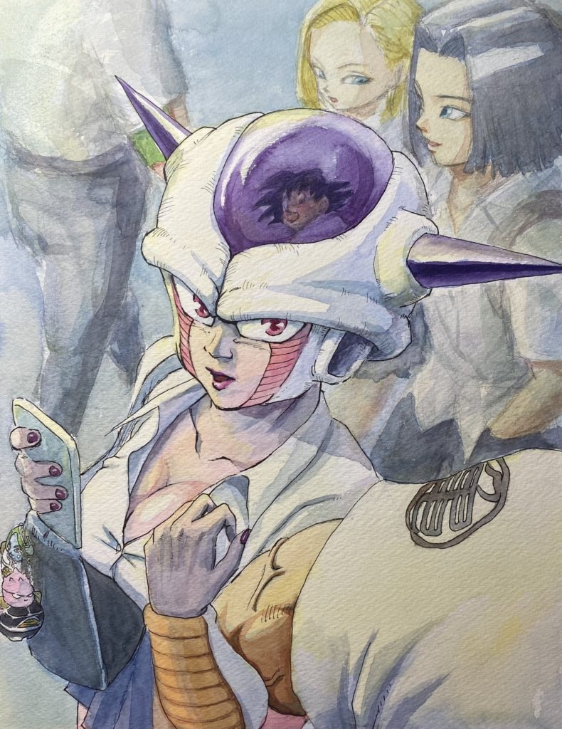 รวมผลงาน Fanart วาดภาพด้วยสีน้ำจากการ์ตูนเรื่อง Dragon Ball Z