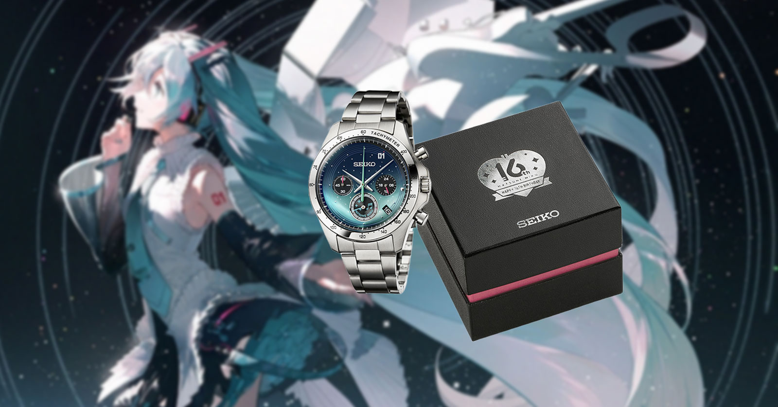 นาฬิการุ่นพิเศษ Hatsune Miku x Seiko 1 นาฬิการุ่นพิเศษ Hatsune Miku x Seiko
