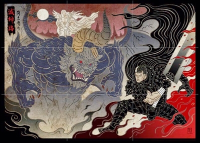 รวมภาพการ์ตูนลายเส้นสไตล์ Ukiyo-e (อูกิโยะ) จากฝีมือศิลปินชาวไต้หวัน 41 รวมภาพการ์ตูนลายเส้นสไตล์ Ukiyo-e (อูกิโยะ) จากฝีมือศิลปินชาวไต้หวัน
