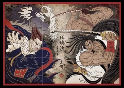 รวมภาพการ์ตูนลายเส้นสไตล์ Ukiyo-e (อูกิโยะ) จากฝีมือศิลปินชาวไต้หวัน 40 รวมภาพการ์ตูนลายเส้นสไตล์ Ukiyo-e (อูกิโยะ) จากฝีมือศิลปินชาวไต้หวัน