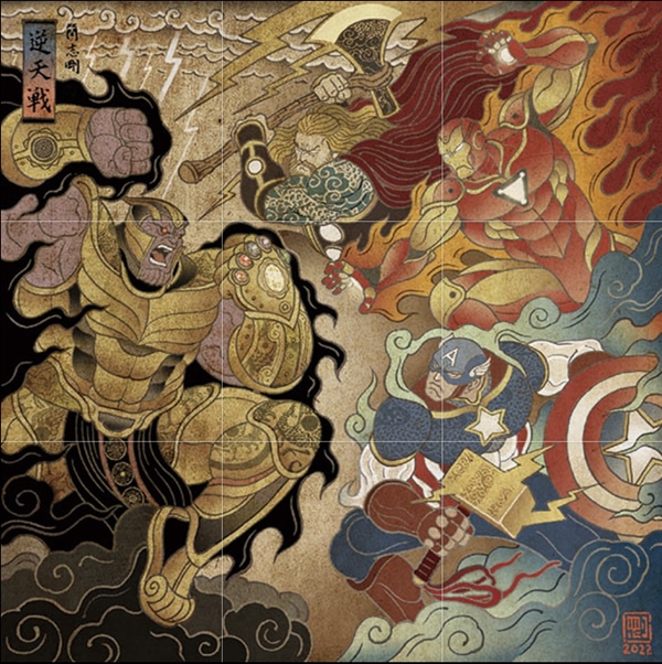 รวมภาพการ์ตูนลายเส้นสไตล์ Ukiyo-e (อูกิโยะ) จากฝีมือศิลปินชาวไต้หวัน 29 รวมภาพการ์ตูนลายเส้นสไตล์ Ukiyo-e (อูกิโยะ) จากฝีมือศิลปินชาวไต้หวัน