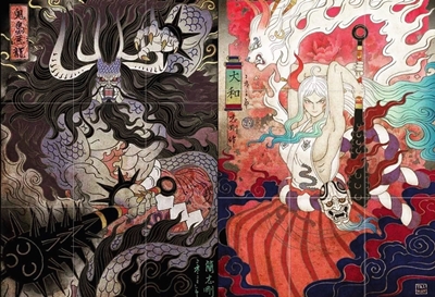 รวมภาพการ์ตูนลายเส้นสไตล์ Ukiyo-e (อูกิโยะ) จากฝีมือศิลปินชาวไต้หวัน 31 รวมภาพการ์ตูนลายเส้นสไตล์ Ukiyo-e (อูกิโยะ) จากฝีมือศิลปินชาวไต้หวัน