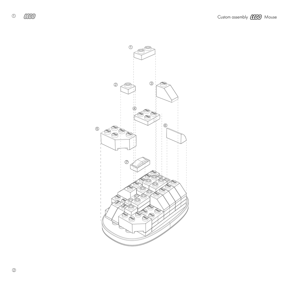 ออกแบบ mouse ได้ตามใจกับ LEGO Click brick