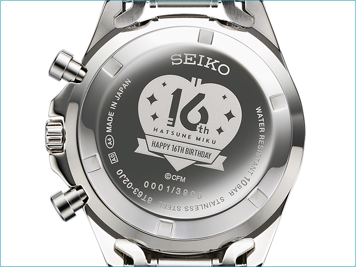 นาฬิการุ่นพิเศษ Hatsune Miku x Seiko 3 นาฬิการุ่นพิเศษ Hatsune Miku x Seiko