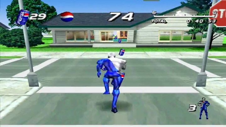 [เปิดกรุเกมเก่า] Pepsiman ฮีโร่ในตำนานที่จะเสิร์ฟเป๊ปซี่ถึงมือคุณ