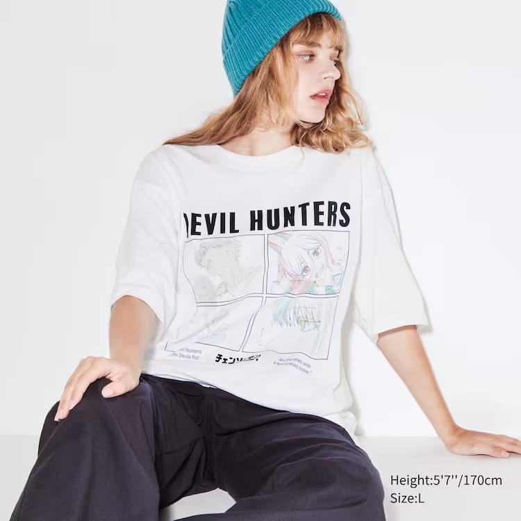 Uniqlo ปล่อยเสื้อคอลเลคชั่นใหม่ CHAINSAW MAN