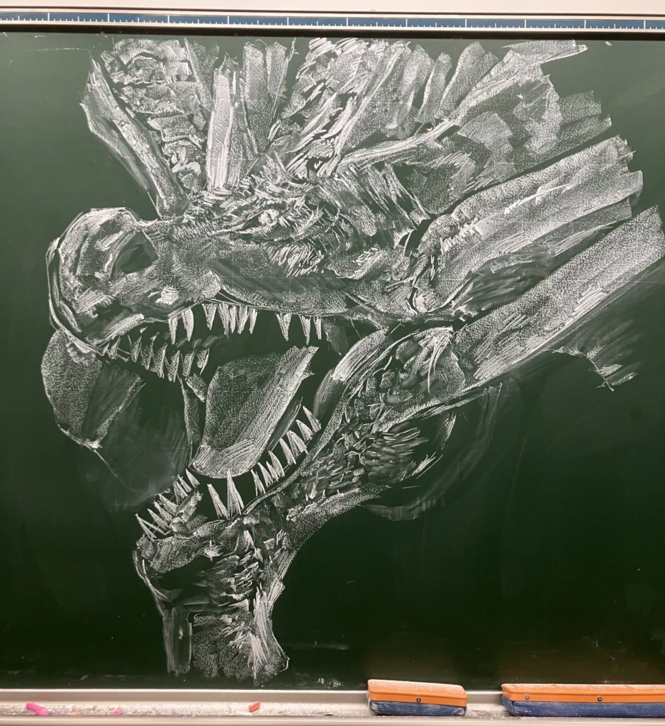 สุดจัด!! ผลงานบนกระดานดำจากเกม Monster Hunter