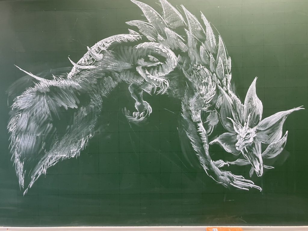 สุดจัด!! ผลงานบนกระดานดำจากเกม Monster Hunter