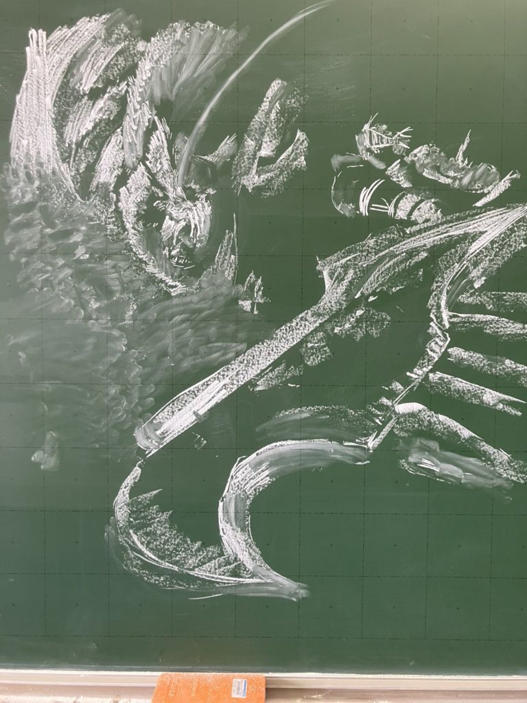 สุดจัด!! ผลงานบนกระดานดำจากเกม Monster Hunter