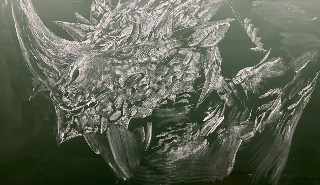 สุดจัด!! ผลงานบนกระดานดำจากเกม Monster Hunter