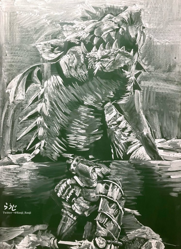 สุดจัด!! ผลงานบนกระดานดำจากเกม Monster Hunter