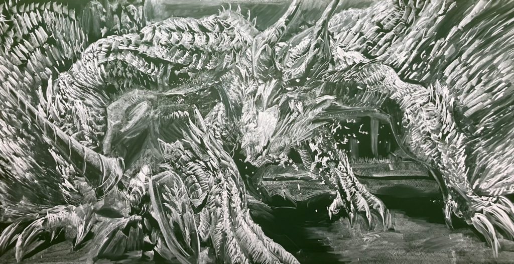สุดจัด!! ผลงานบนกระดานดำจากเกม Monster Hunter