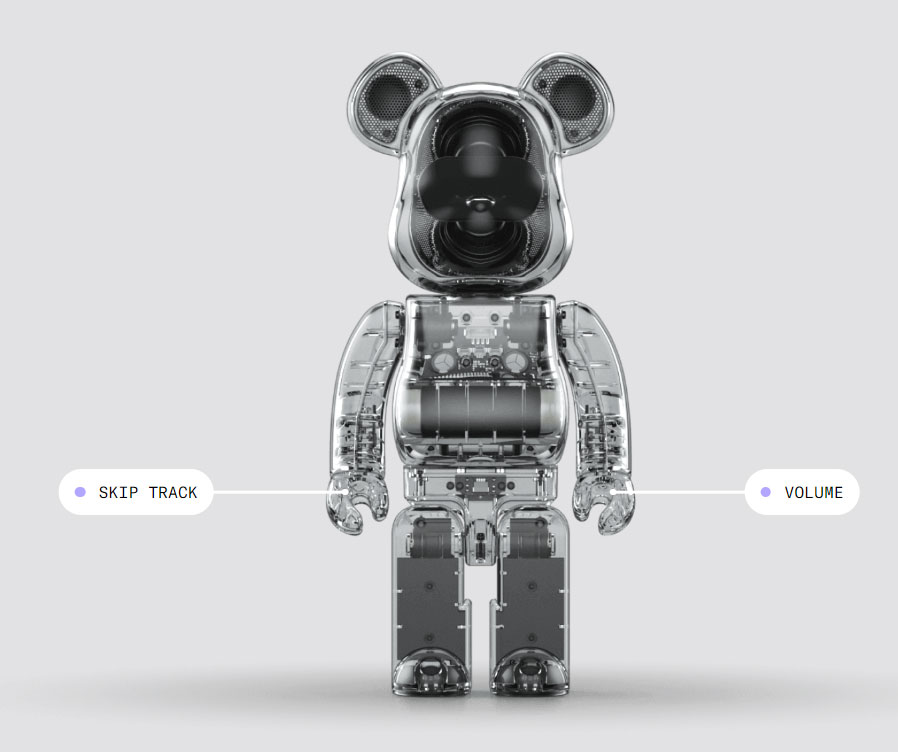 เอาใจคนชอบฟังเพลงกับ BE@RBRICK Bluetooth Speaker