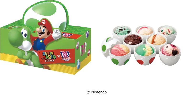 Baskin-Robbins ญี่ปุ่นเปิดตัวเมนูใหม่ไอศกรีม Super Mario 7 Baskin-Robbins ญี่ปุ่นเปิดตัวเมนูใหม่ไอศกรีม Super Mario