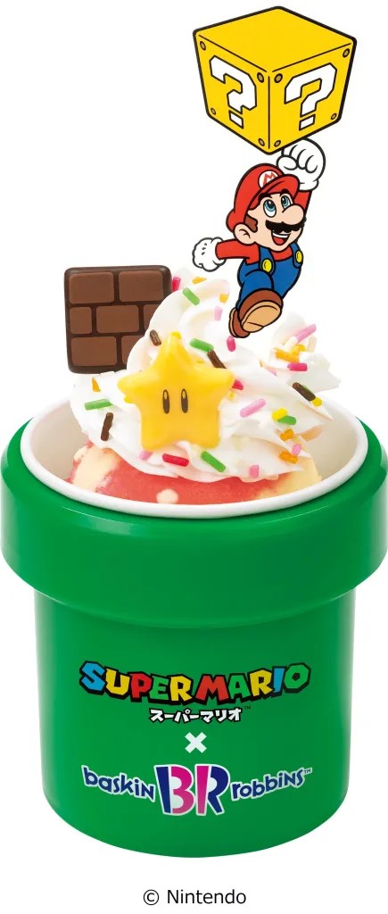 Baskin-Robbins ญี่ปุ่นเปิดตัวเมนูใหม่ไอศกรีม Super Mario 5 Baskin-Robbins ญี่ปุ่นเปิดตัวเมนูใหม่ไอศกรีม Super Mario