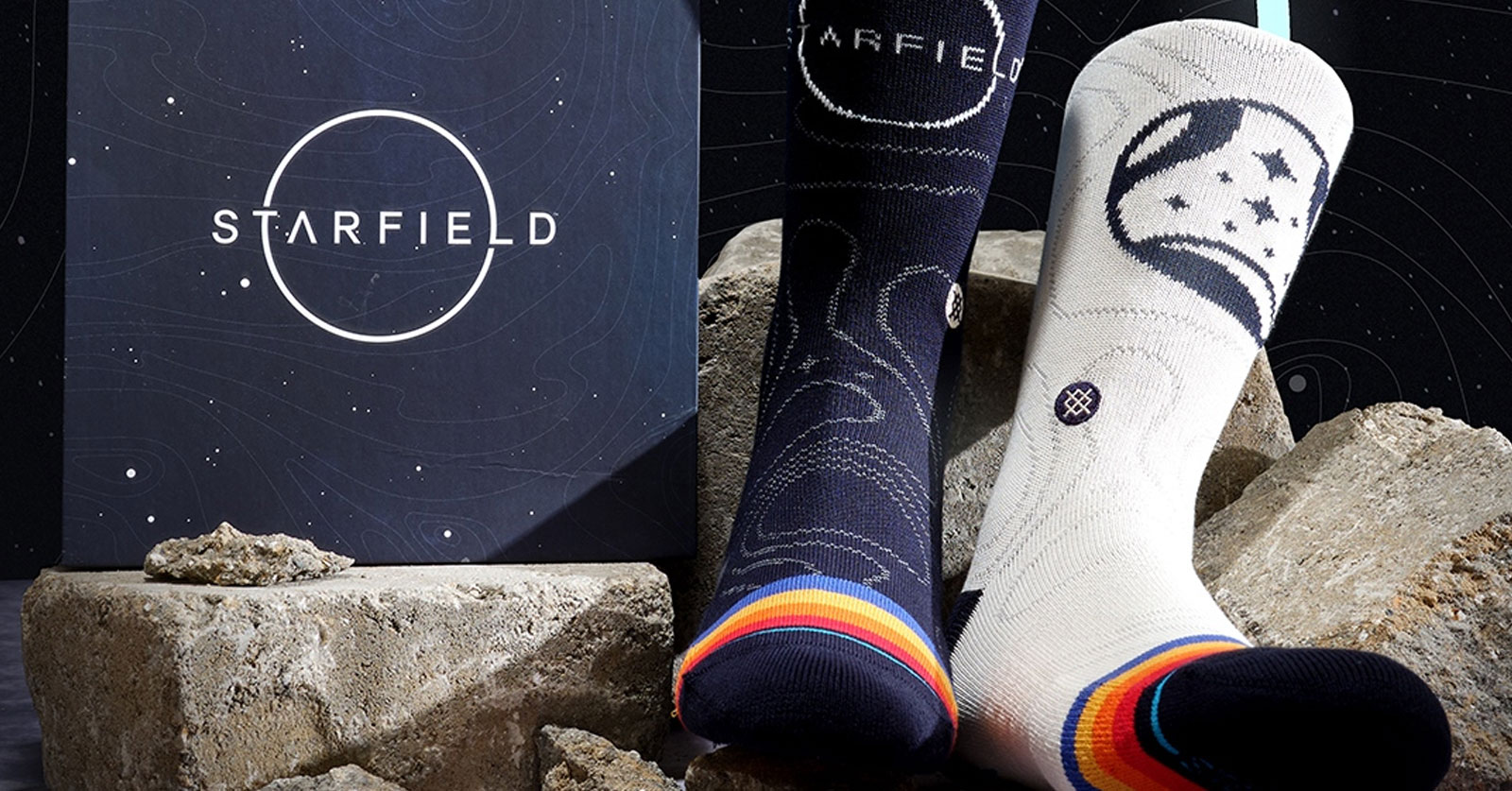 สวมใส่สบายเท้ากับ STARFIELD X STANCE 1 สวมใส่สบายเท้ากับ STARFIELD X STANCE