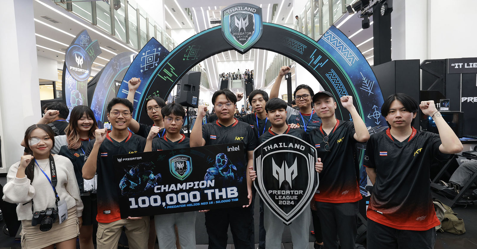 สิ้นสุดสมรภูมิแห่งการแข่งขัน“Thailand Predator League 2024”ทีม NKT คว้าแชมป์ไปครอง 1 สิ้นสุดสมรภูมิแห่งการแข่งขัน“Thailand Predator League 2024”ทีม NKT คว้าแชมป์ไปครอง