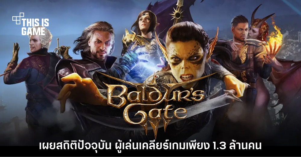 Baldur's Gate III เผยสถิติจำนวนผู้เล่นที่เคลียร์เกมจบอยู่ที่ 1.3 ล้านคน 1 Baldur's Gate III เผยสถิติจำนวนผู้เล่นที่เคลียร์เกมจบอยู่ที่ 1.3 ล้านคน