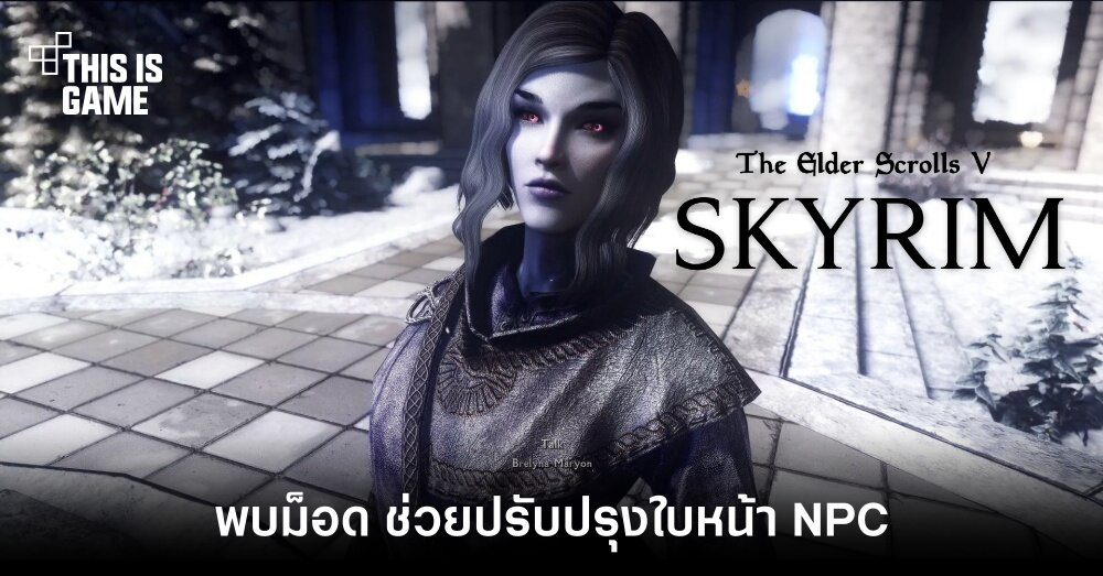 พบม็อด Skyrim ที่จะช่วยปรับปรุงใบหน้าของเหล่า NPC 1 พบม็อด Skyrim ที่จะช่วยปรับปรุงใบหน้าของเหล่า NPC