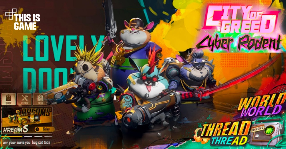 City of Greed:Cyber Rodent เปิดให้บริการบนสโตร์ไทยแล้ว 1 City of Greed:Cyber Rodent เปิดให้บริการบนสโตร์ไทยแล้ว