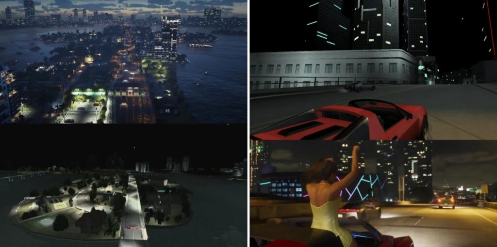 แฟนเกมทำภาพเทียบกราฟิกภาค GTA: Vice City กับ GTA VI 3 แฟนเกมทำภาพเทียบกราฟิกภาค GTA: Vice City กับ GTA VI