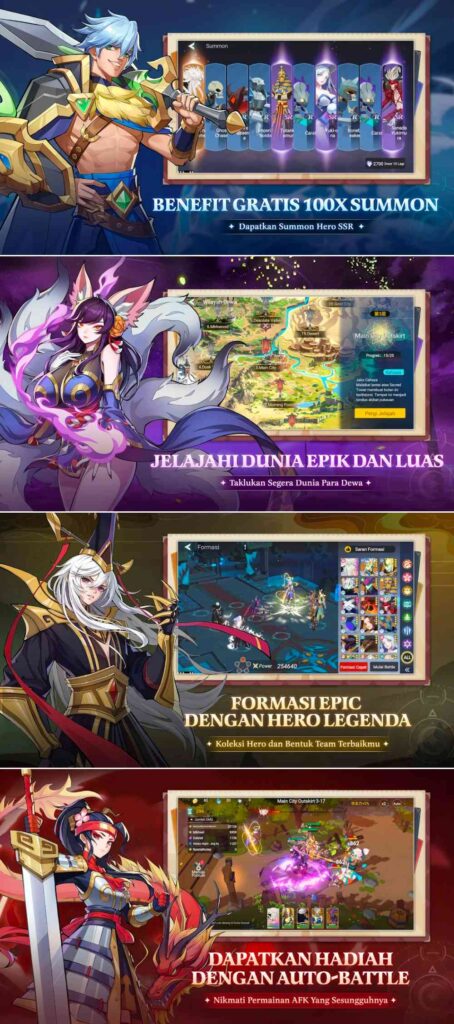 Gods of Myth เปิดให้บริการบนสโตร์ต่างประเทศแล้ว 6 Gods of Myth เปิดให้บริการบนสโตร์ต่างประเทศแล้ว
