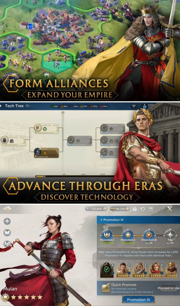 2K Games เปิดตัว Civilization Eras & Allies เกมวางแผนบนมือถือ 3 2K Games เปิดตัว Civilization Eras & Allies เกมวางแผนบนมือถือ