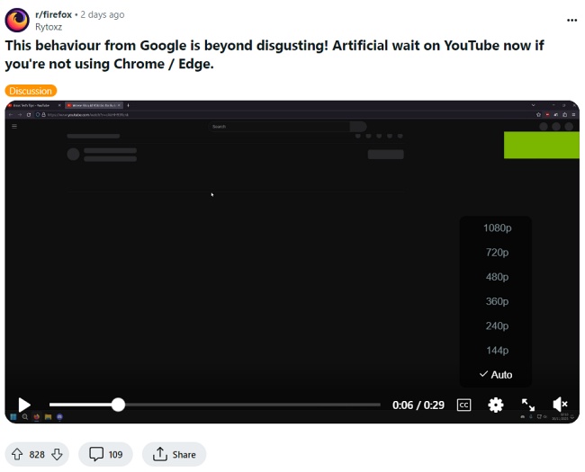 YouTube ยืนยันการแสดงผลผิดพลาดในเบราว์เซอร์ไม่ใช่เรื่องผิดปกติ