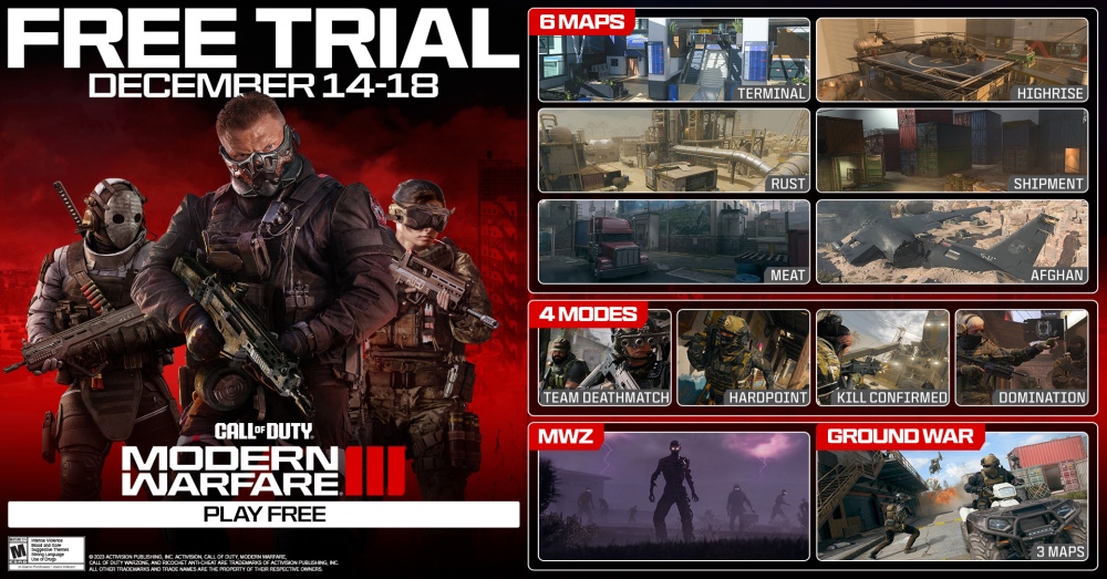 CALL OF DUTY: MODERN WARFARE III ซีซัน 1 เปิดให้เล่นฟรีแล้ว! 1 CALL OF DUTY: MODERN WARFARE III ซีซัน 1 เปิดให้เล่นฟรีแล้ว!