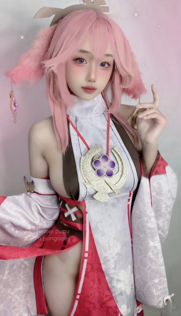 สาวไทยวัยรุ่นคอส Yae Miko แห่ง Genshin Impact สุดปัง 4 สาวไทยวัยรุ่นคอส Yae Miko แห่ง Genshin Impact สุดปัง