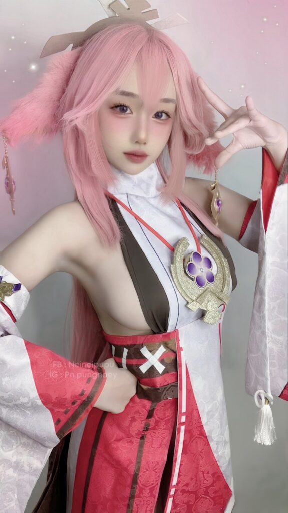 สาวไทยวัยรุ่นคอส Yae Miko แห่ง Genshin Impact สุดปัง 3 สาวไทยวัยรุ่นคอส Yae Miko แห่ง Genshin Impact สุดปัง