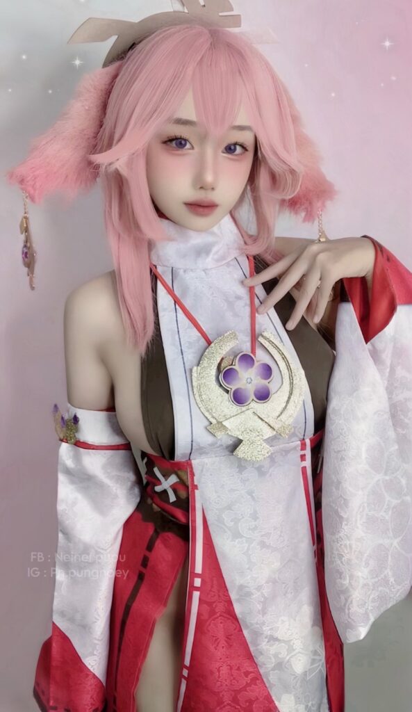 สาวไทยวัยรุ่นคอส Yae Miko แห่ง Genshin Impact สุดปัง 2 สาวไทยวัยรุ่นคอส Yae Miko แห่ง Genshin Impact สุดปัง