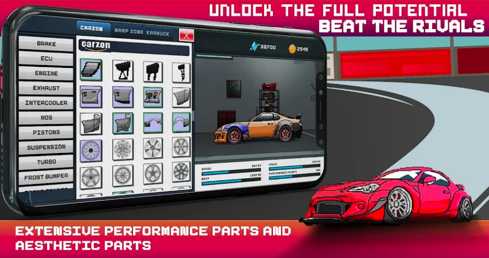 Pixel X Racer เปิดให้บริการบนสโตร์ไทยแล้ว 7 Pixel X Racer เปิดให้บริการบนสโตร์ไทยแล้ว