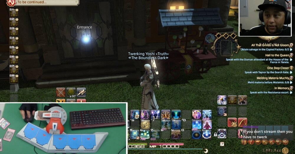 ดูเอล! สตรีมเมอร์ใช้ Duel Disk ในการเล่น FFXIV 4 ดูเอล! สตรีมเมอร์ใช้ Duel Disk ในการเล่น FFXIV