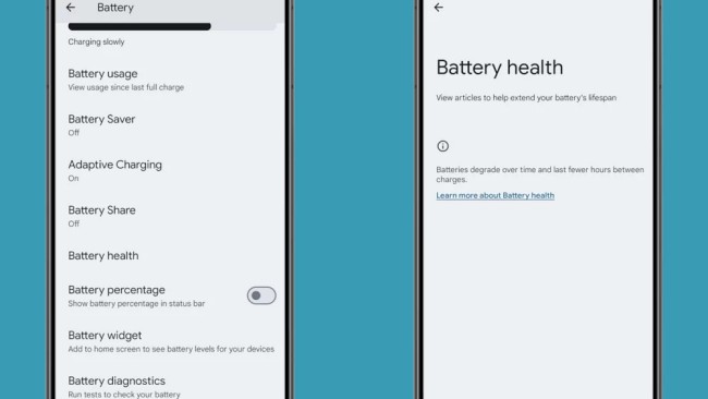 Android 14 อาจเพิ่มฟีเจอร์เตือนสถานะสุขภาพแบตเตอรี่ผู้ใช้งาน 2 Android 14 อาจเพิ่มฟีเจอร์เตือนสถานะสุขภาพแบตเตอรี่ผู้ใช้งาน