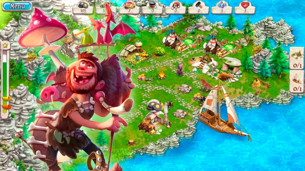 Cavemen Tales Collector's Ed. เปิดให้เล่นบนสโตร์ไทยแล้ว 7 Cavemen Tales Collector's Ed. เปิดให้เล่นบนสโตร์ไทยแล้ว