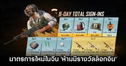 มาตรการเกมใหม่ในจีน 'ห้ามมีรางวัลล็อกอินรายวัน'