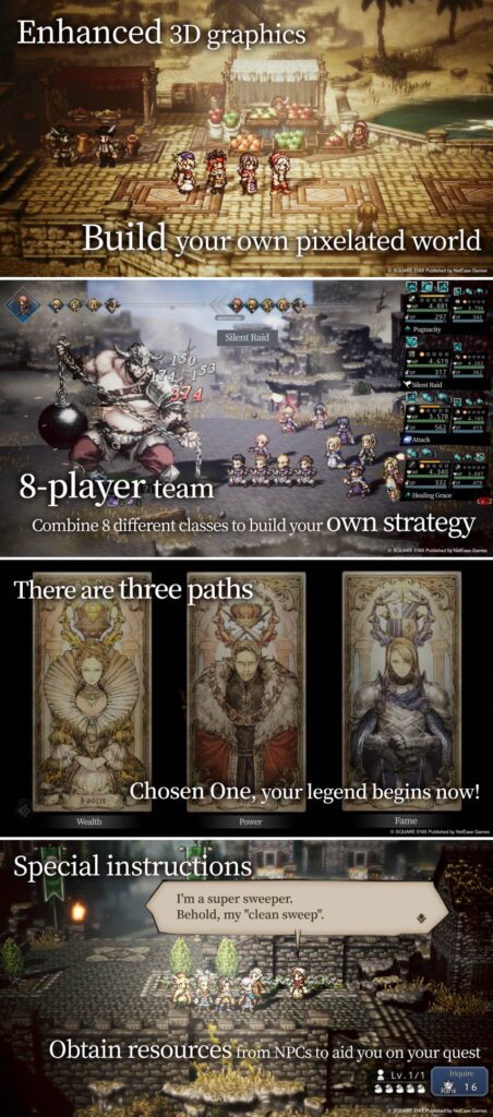 เผย Tier List เกม OCTOPATH TRAVELER: CotC เดือน ธ.ค. 2023