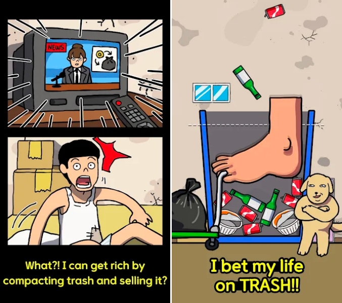 Trash King: Clicker Games เปิดให้เล่นบนสโตร์ไทยแล้ว 4 Trash King: Clicker Games เปิดให้เล่นบนสโตร์ไทยแล้ว