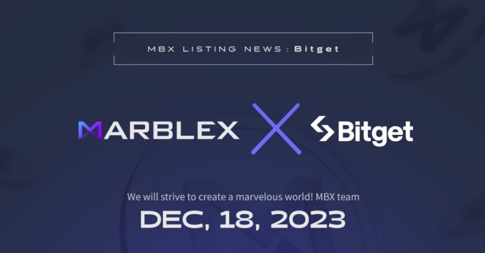 MARBLEX จดทะเบียน MBX อย่างเป็นทางการบน BITGET แล้ววันนี้ 1 MARBLEX จดทะเบียน MBX อย่างเป็นทางการบน BITGET แล้ววันนี้