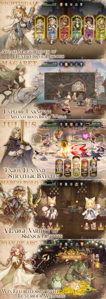 Magic Chronicle: Isekai RPG เกมมือถือ Idle RPG จัดทีมนักผจญภัยแนวตั้ง 5 ตำแหน่ง 5 Magic Chronicle: Isekai RPG เกมมือถือ Idle RPG จัดทีมนักผจญภัยแนวตั้ง 5 ตำแหน่ง