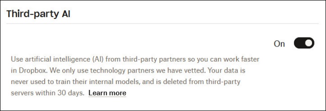 Dropbox ยืนยันไม่ได้เข้าถึงข้อมูลผู้ใช้งานทั้งหมดเพื่อนำไปฝึก AI 2 Dropbox ยืนยันไม่ได้เข้าถึงข้อมูลผู้ใช้งานทั้งหมดเพื่อนำไปฝึก AI