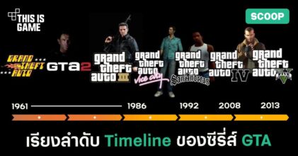 เรียงลำดับ Timeline ของซีรี่ส์ Grand Theft Auto